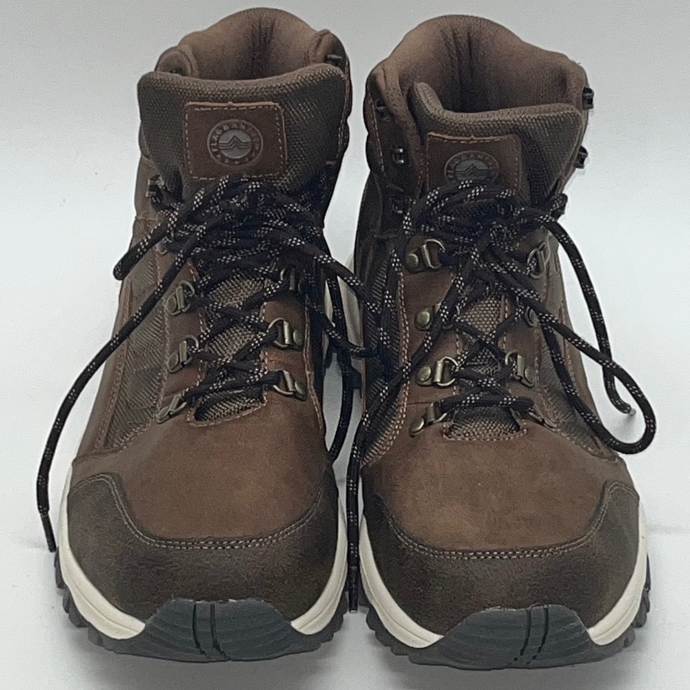 Flag & Anthem Kentwood Mens Brown Leather Hiking Trail Boots‎ Size 15